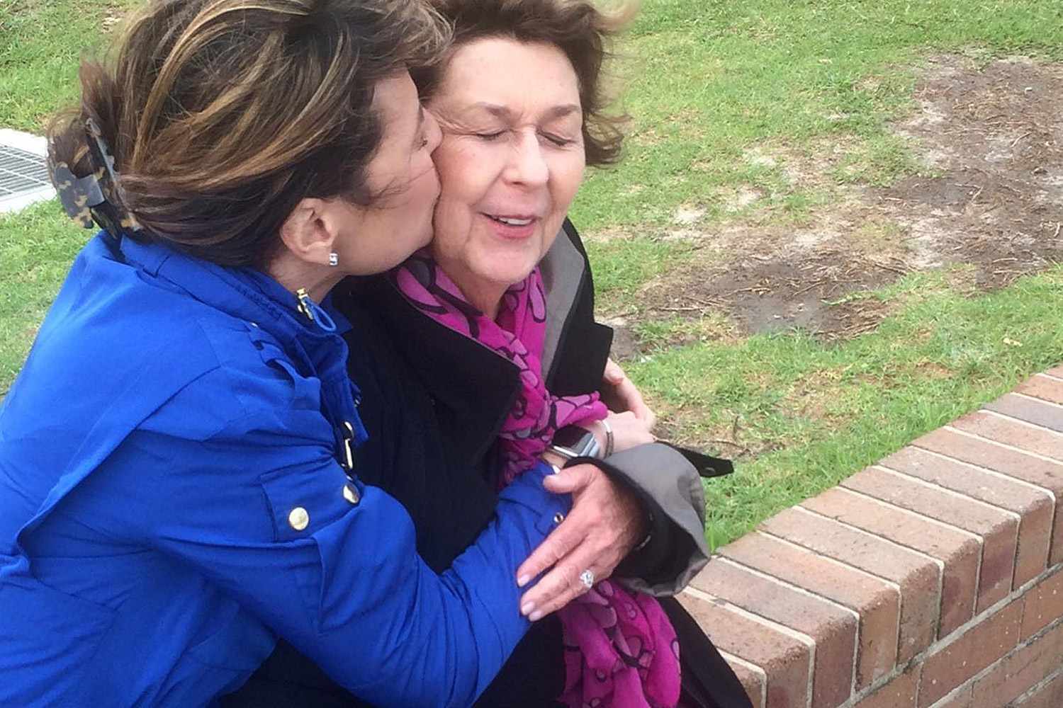 Savannah Guthrie with her mom Nancy